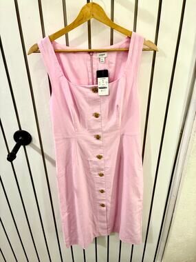 J Crew Linen Blend Dress